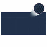 Zwembadfolie Solar Drijvend Pe Zwart En Blauw