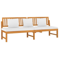 Dagbed Met Kleurig Kussen 200X60X75 Cm Massief Acaciahout