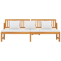 Dagbed Met Kleurig Kussen 200X60X75 Cm Massief Acaciahout