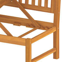 Dagbed Met Kleurig Kussen 200X60X75 Cm Massief Acaciahout