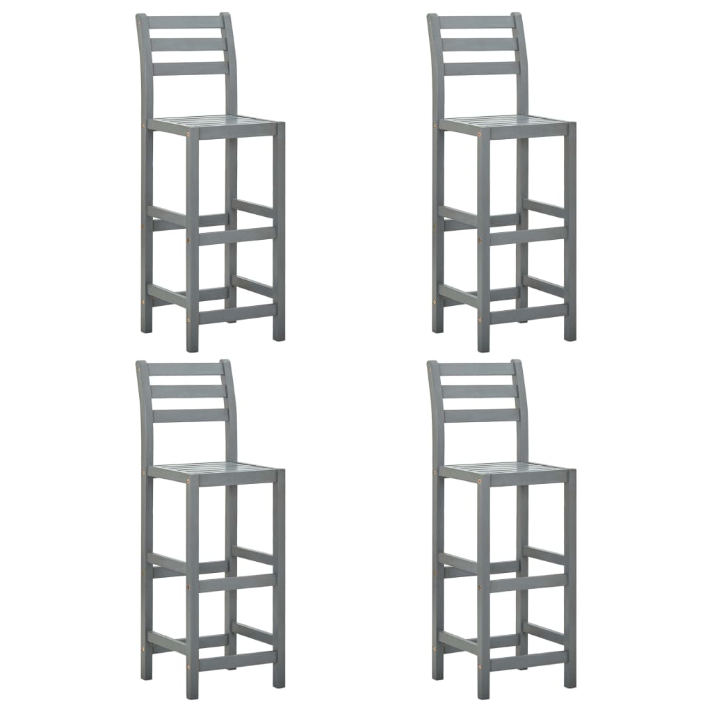 Barstoelen Massief Acaciahout