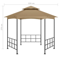 Prieel Met Zijwanden 3,1X2,7 M