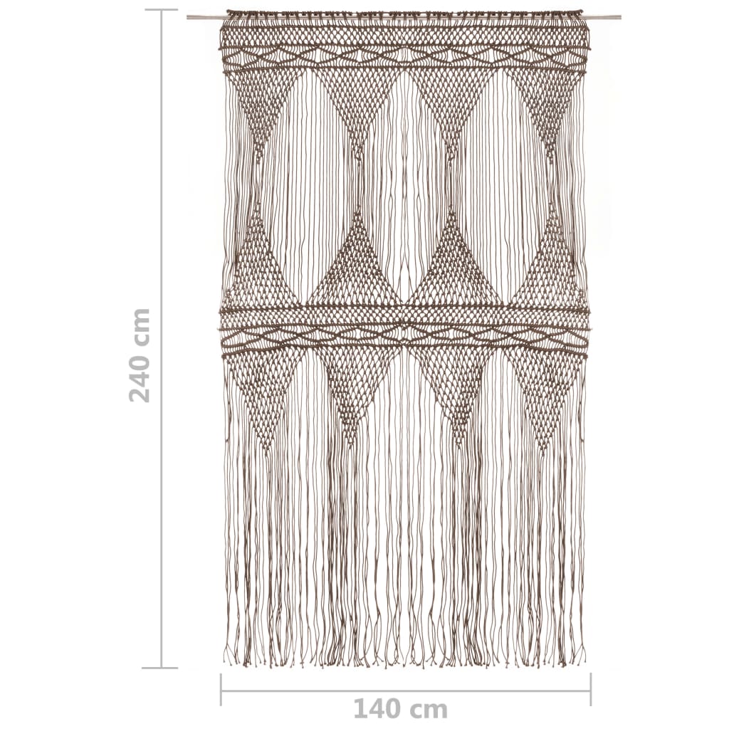 Gordijn Macramé 140X240 Cm Katoen