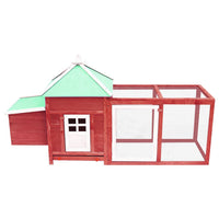 Kippenhok Met Nestkast 190X72X102 Massief Vurenhout