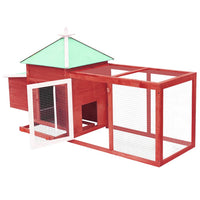 Kippenhok Met Nestkast 190X72X102 Massief Vurenhout