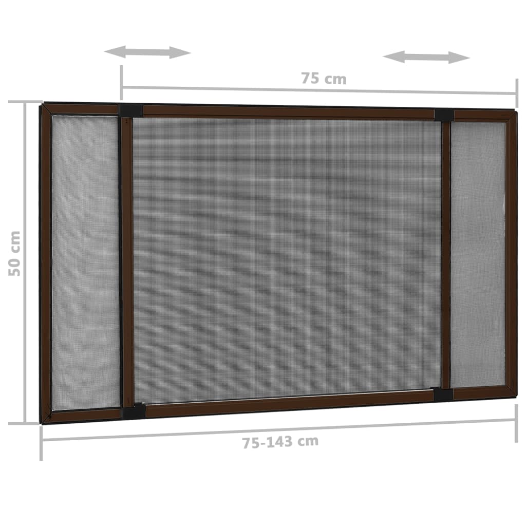 Raamhor Uitschuifbaar (75-143)X50 Cm