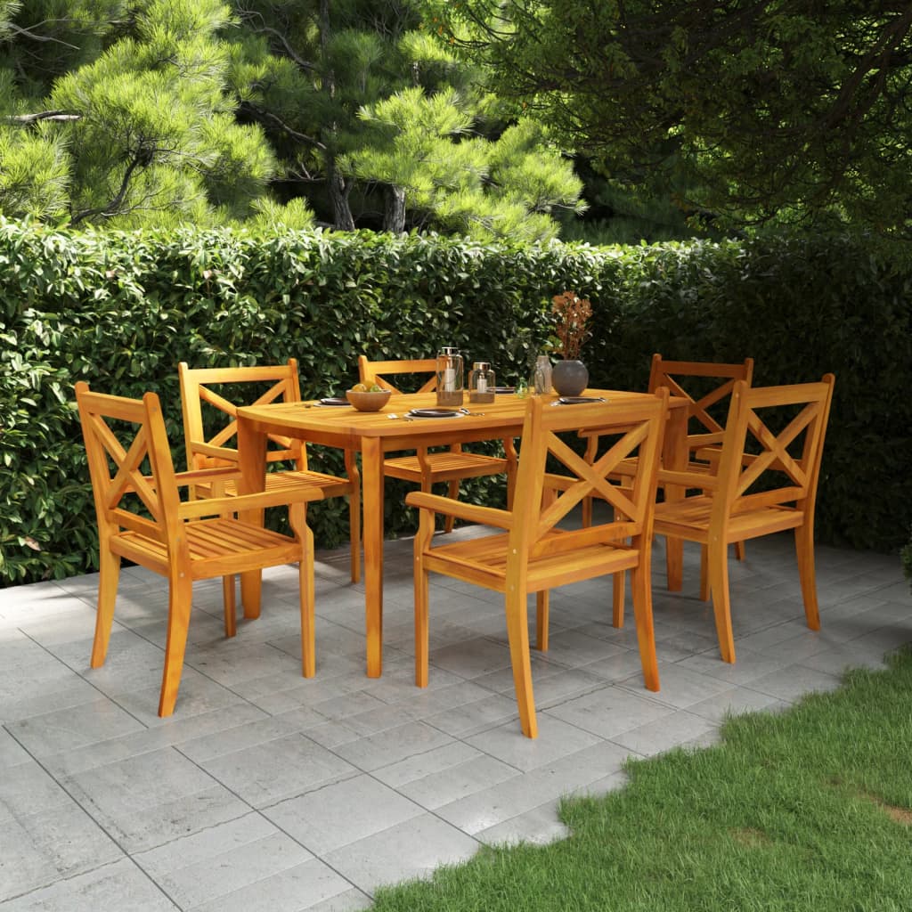 9-Delige Tuinset Massief Acaciahout