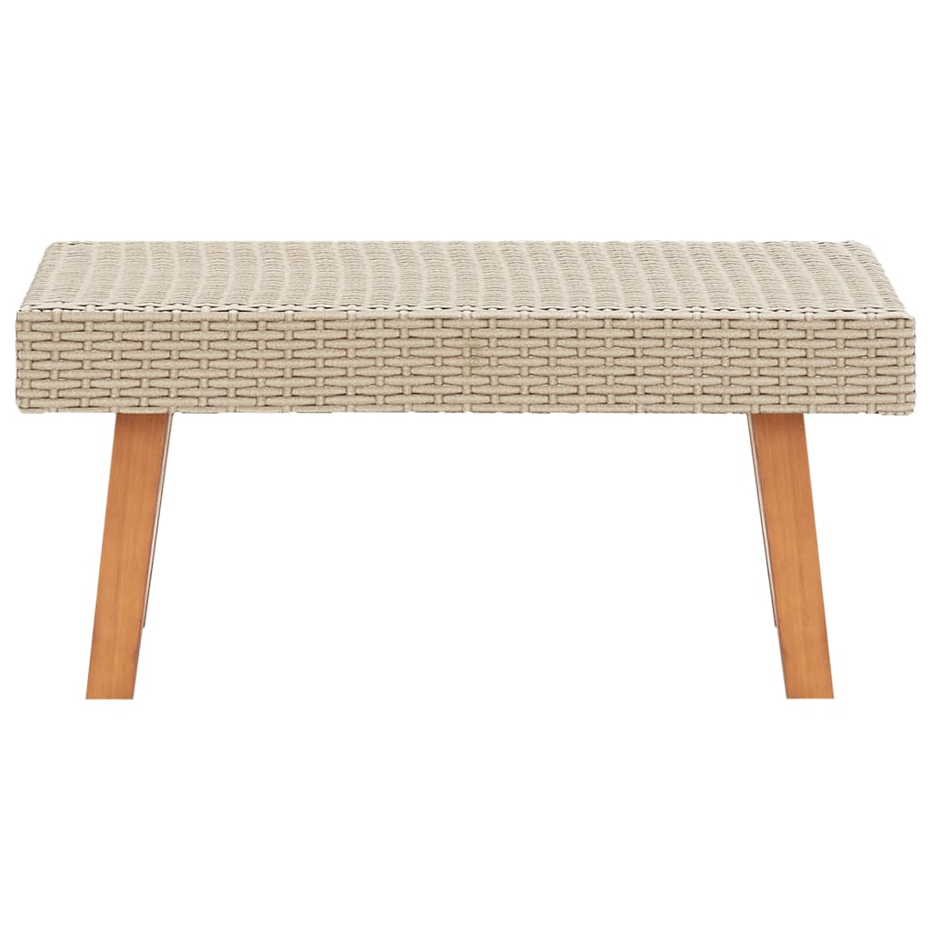 2-Delige Loungeset Met Kussens Poly Rattan