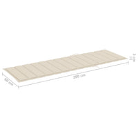 Ligbed 2-Persoons Met Kussens Massief Acaciahout