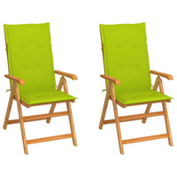 Tuinstoelen Met E Kussens Massief Teakhout