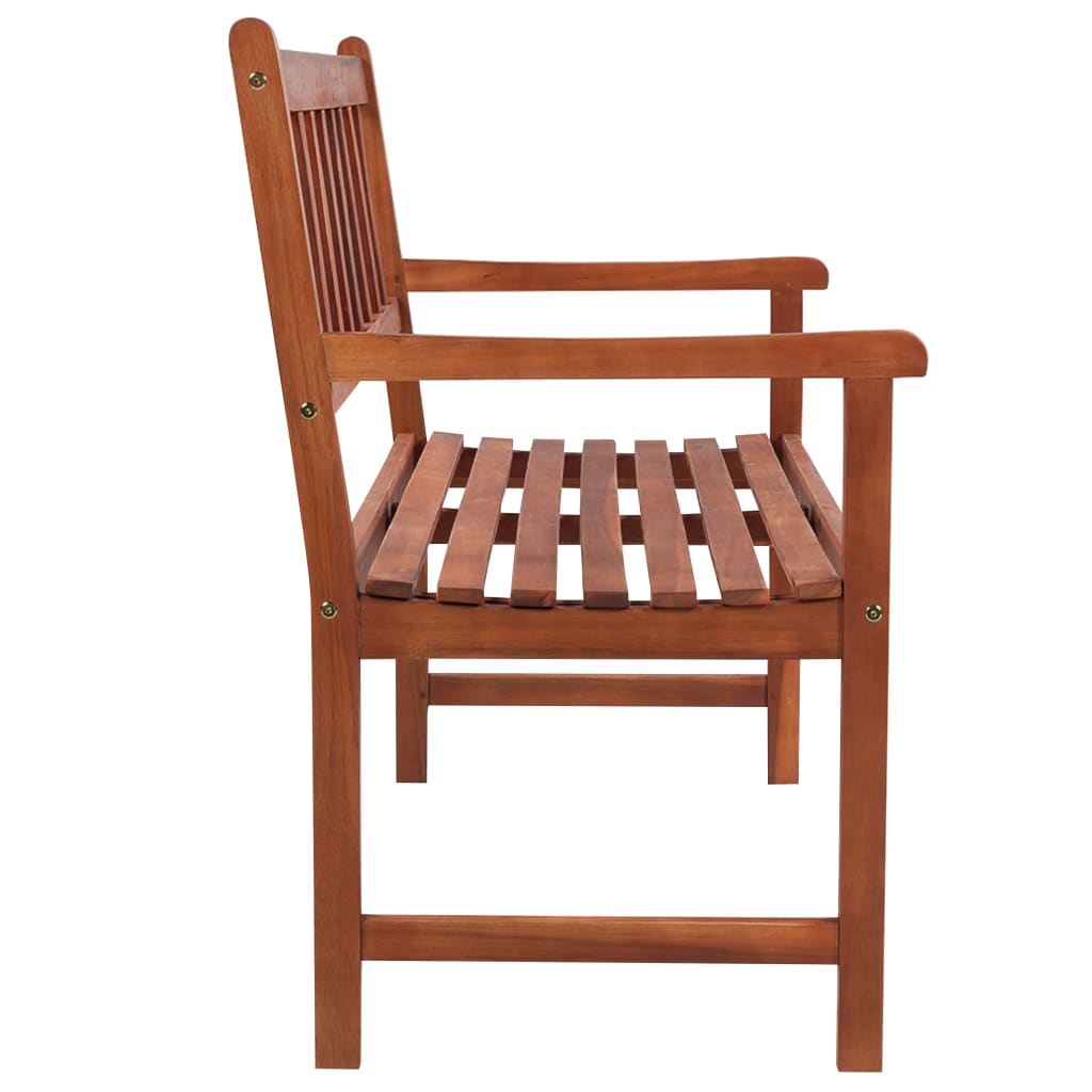Tuinbank Met Kussen 120 Cm Massief Acaciahout Beige