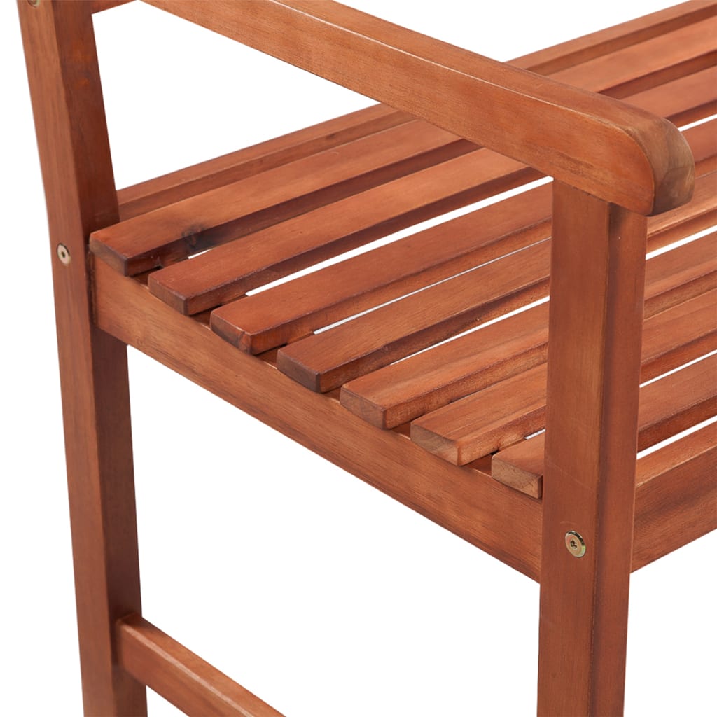 Tuinbank Met Kussen 120 Cm Massief Acaciahout Beige