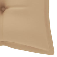 Tuinbank Met Kussen 120 Cm Massief Acaciahout Beige