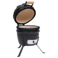Kamado Barbecue 2-In-1 56 Cm Keramiek