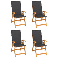 Tuinstoelen Met E Kussens Massief Teakhout