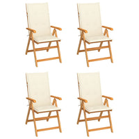 Tuinstoelen Met E Kussens Massief Teakhout