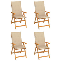 Tuinstoelen Met E Kussens Massief Teakhout