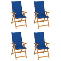 Tuinstoelen Met E Kussens Massief Teakhout