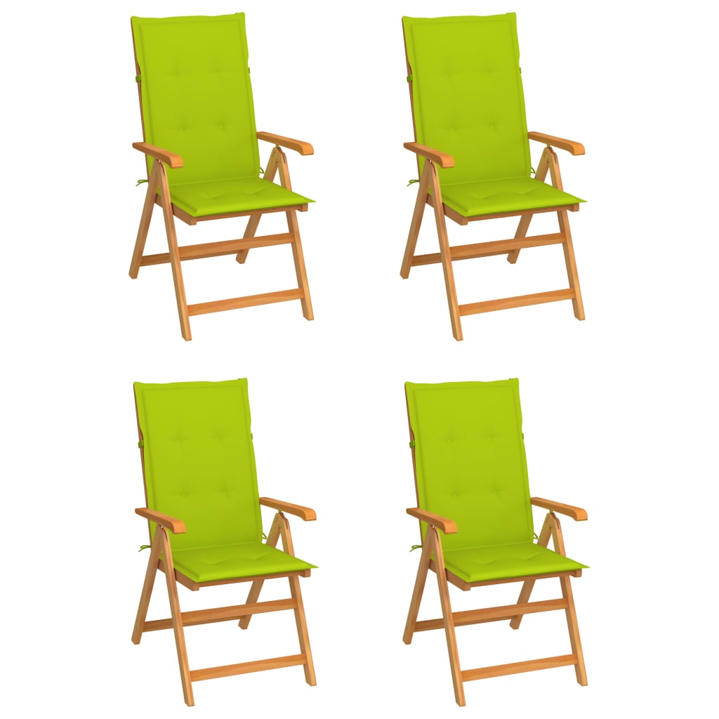 Tuinstoelen Met E Kussens Massief Teakhout