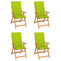 Tuinstoelen Met E Kussens Massief Teakhout