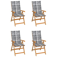 Tuinstoelen Met E Kussens Massief Teakhout