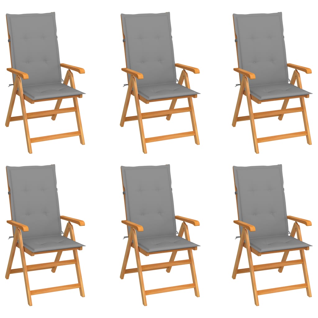 Tuinstoelen Met E Kussens Massief Teakhout