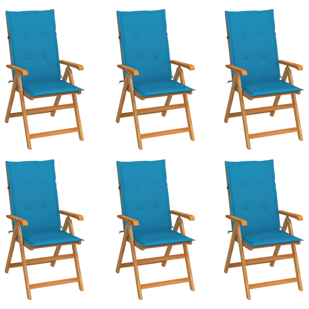 Tuinstoelen Met E Kussens Massief Teakhout