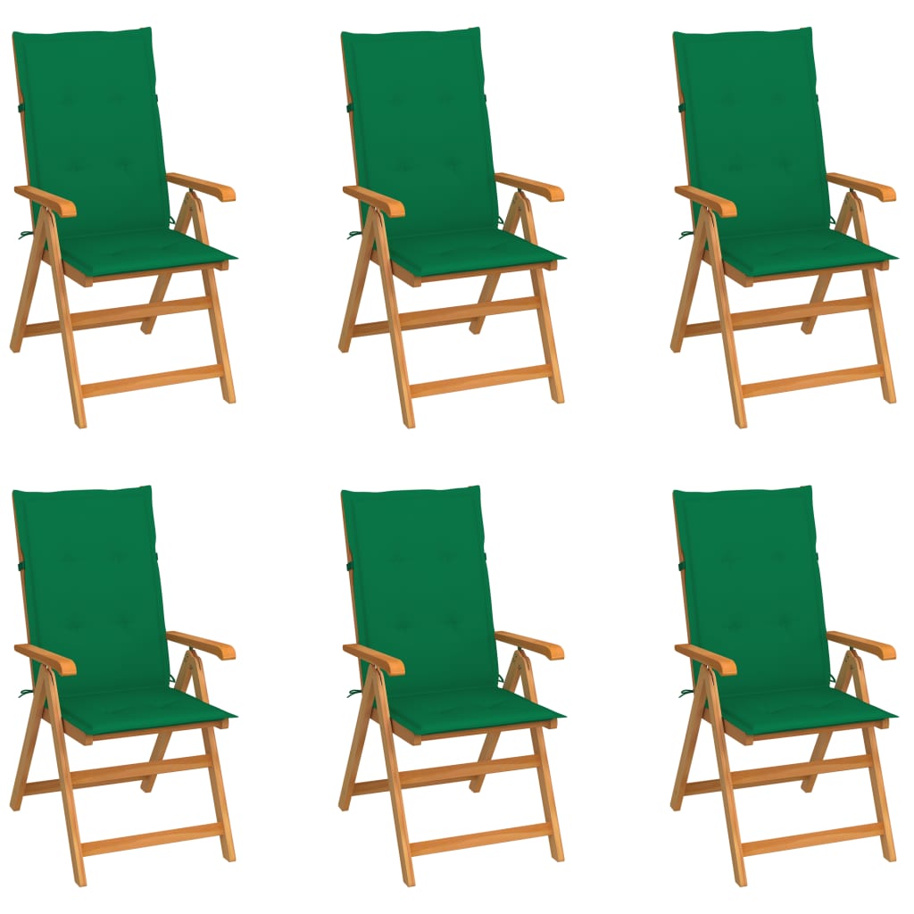 Tuinstoelen Met E Kussens Massief Teakhout