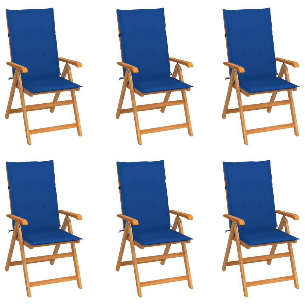 Tuinstoelen Met E Kussens Massief Teakhout