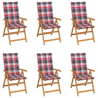Tuinstoelen Met E Kussens Massief Teakhout