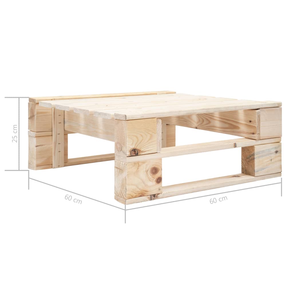4-Delige Loungeset Pallet Met Kussens Geïmpregneerd Grenenhout Grijs