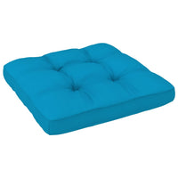 4-Delige Loungeset Pallet Met Kussens Geïmpregneerd Grenenhout Blauw
