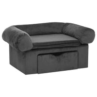 Hondenbank Met Lade 75X50X38 Cm Pluche