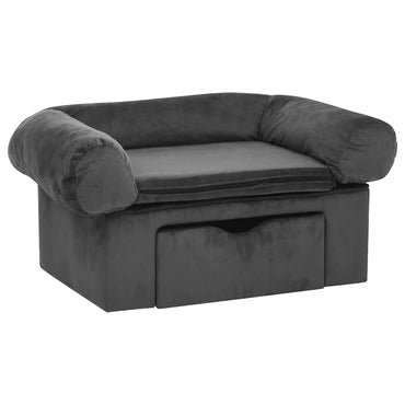 Hondenbank Met Lade 75X50X38 Cm Pluche