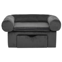 Hondenbank Met Lade 75X50X38 Cm Pluche