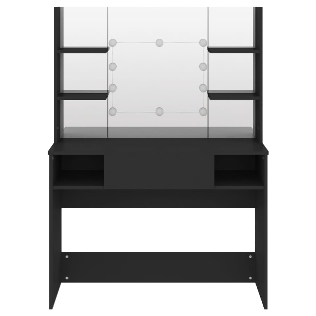Kaptafel Met Led-Verlichting 100X40X135 Cm Mdf