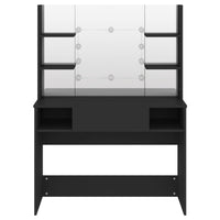 Kaptafel Met Led-Verlichting 100X40X135 Cm Mdf