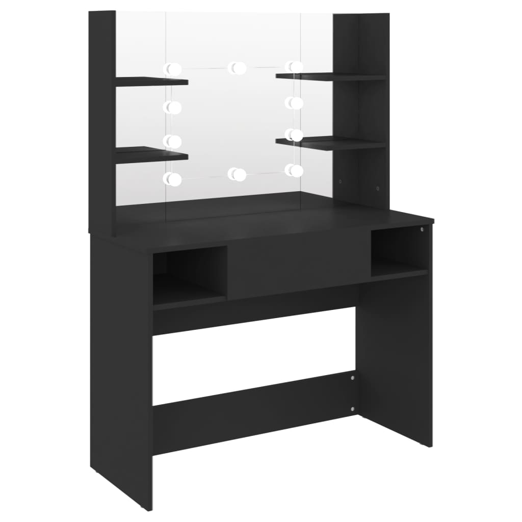 Kaptafel Met Led-Verlichting 100X40X135 Cm Mdf