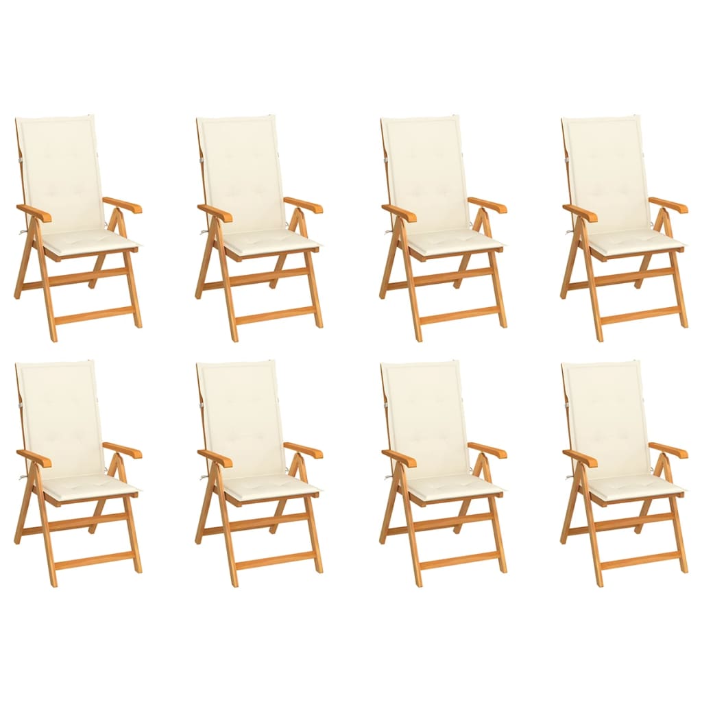 Tuinstoelen Met E Kussens Massief Teakhout
