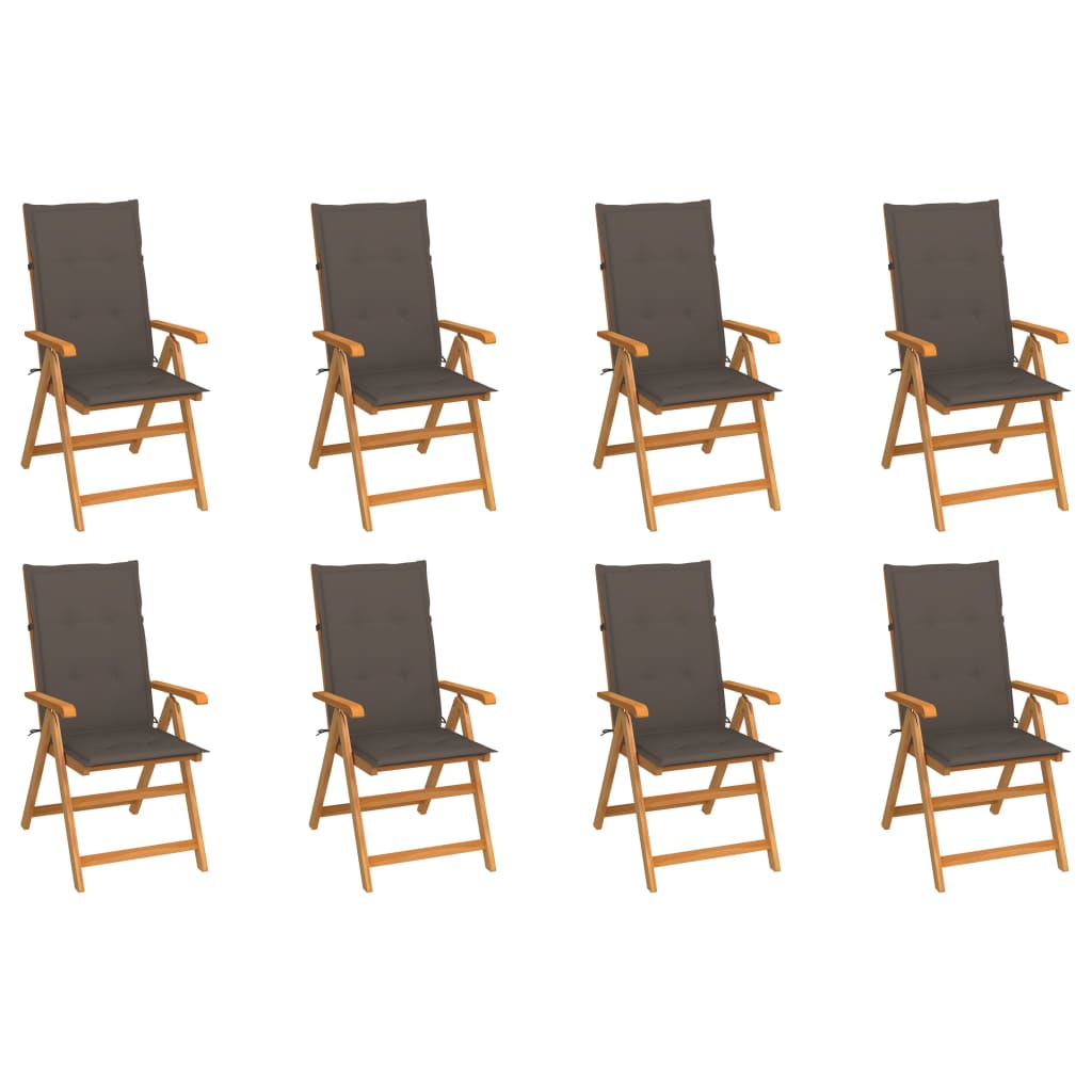 Tuinstoelen Met E Kussens Massief Teakhout