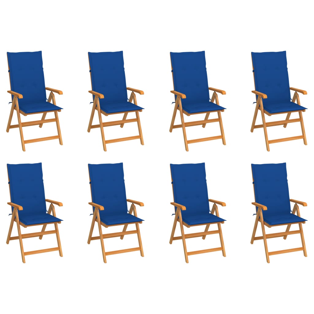 Tuinstoelen Met E Kussens Massief Teakhout
