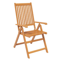 7-Delige Tuinset Massief Acaciahout 160-240 Cm