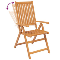 7-Delige Tuinset Massief Acaciahout 160-240 Cm