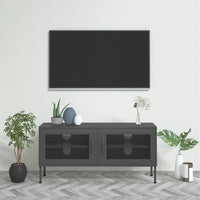 Tv-Meubel 105X35X50 Cm Staal