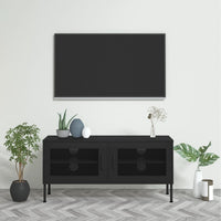 Tv-Meubel 105X35X50 Cm Staal