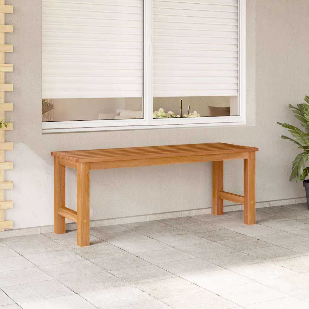 Tuinbank 114 Cm Massief Teakhout