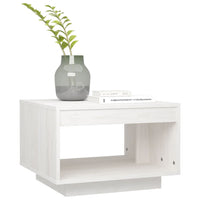 Salontafel 50X50X33,5 Cm Massief Grenenhout