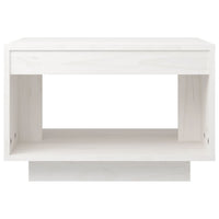 Salontafel 50X50X33,5 Cm Massief Grenenhout