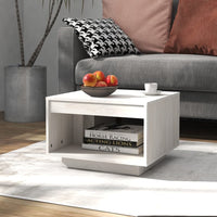 Salontafel 50X50X33,5 Cm Massief Grenenhout