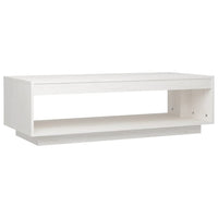 Salontafel 110X50X33,5 Cm Massief Grenenhout